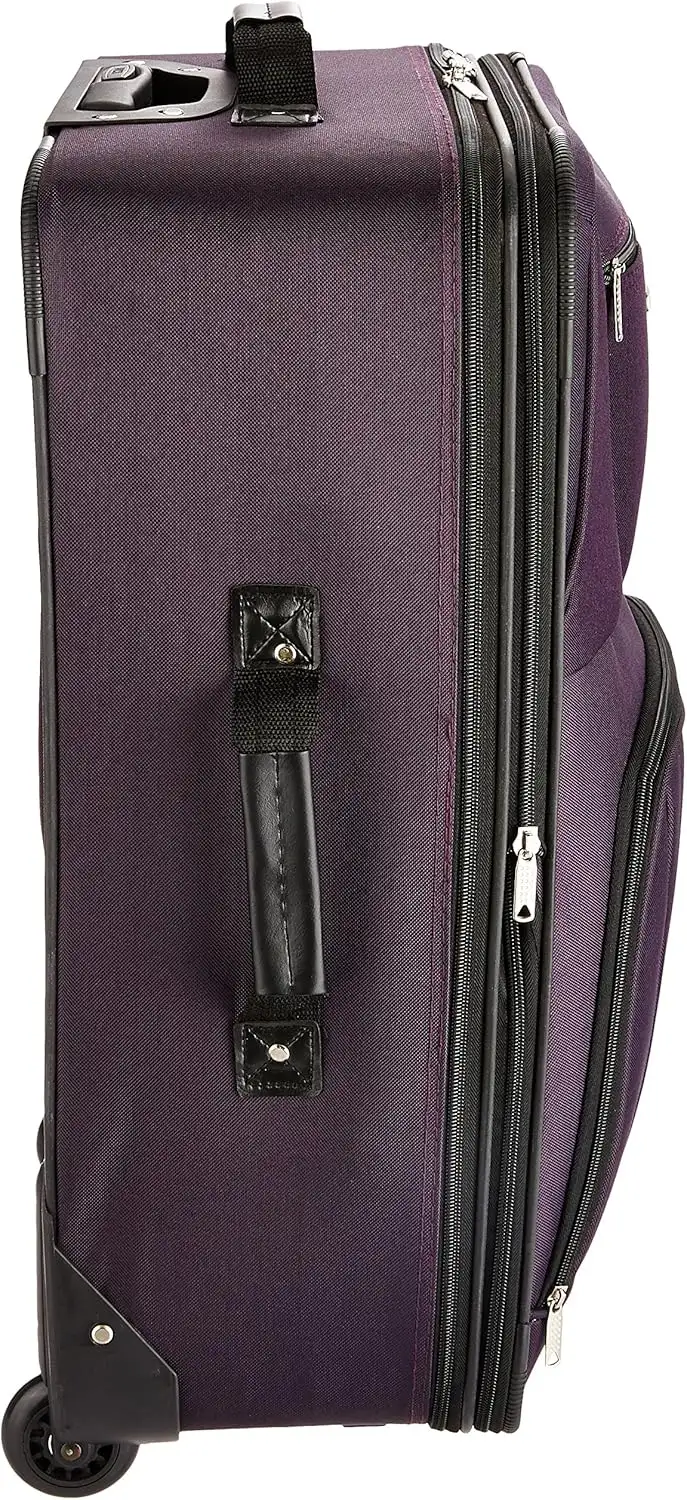 Rockland Fashion Expandable Softside Upright Luggage Set, Purple, 2-Piece (1419) - 919StAwQ L._AC_SL1500_